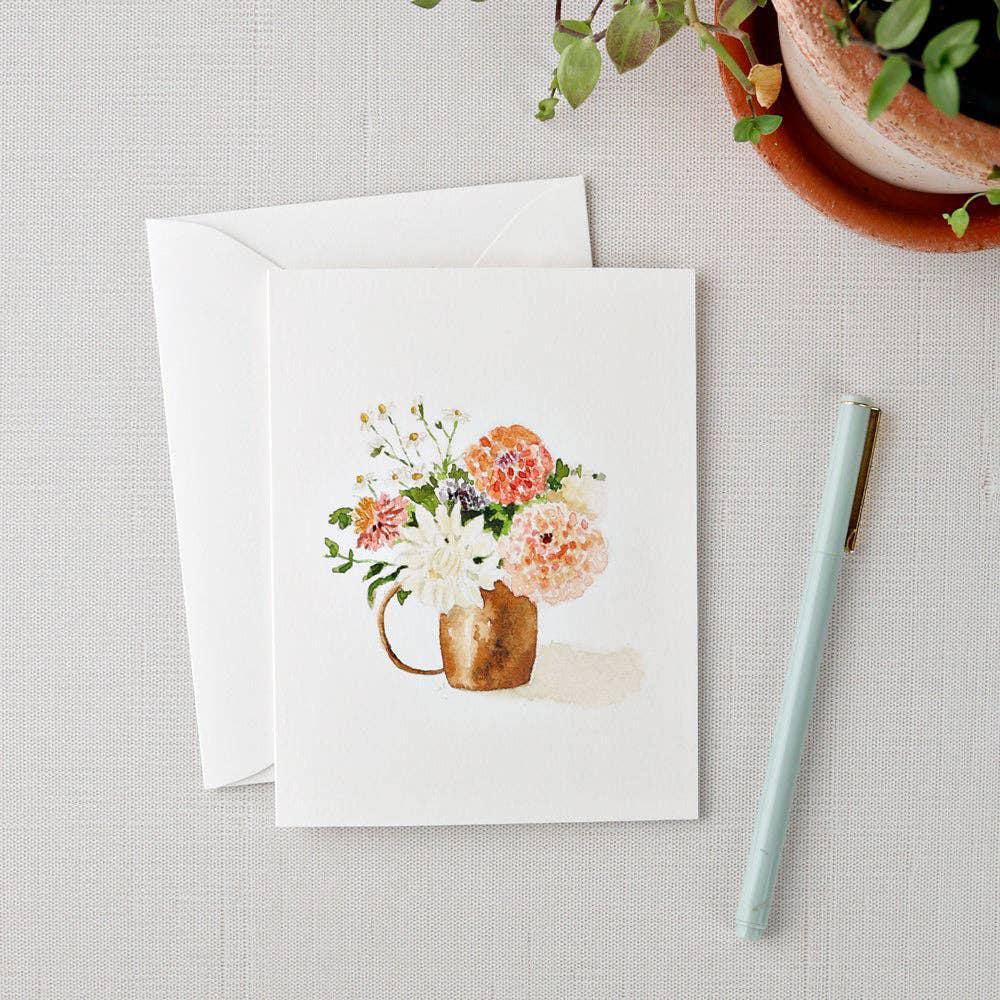 Dahlia Bouquet Boxed Notecards
